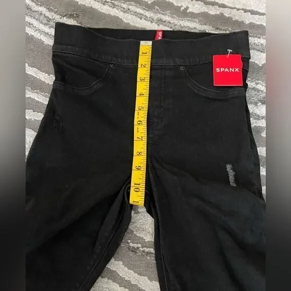 Spanx Distressed Denim Legging Jegging - Picture 9 of 11